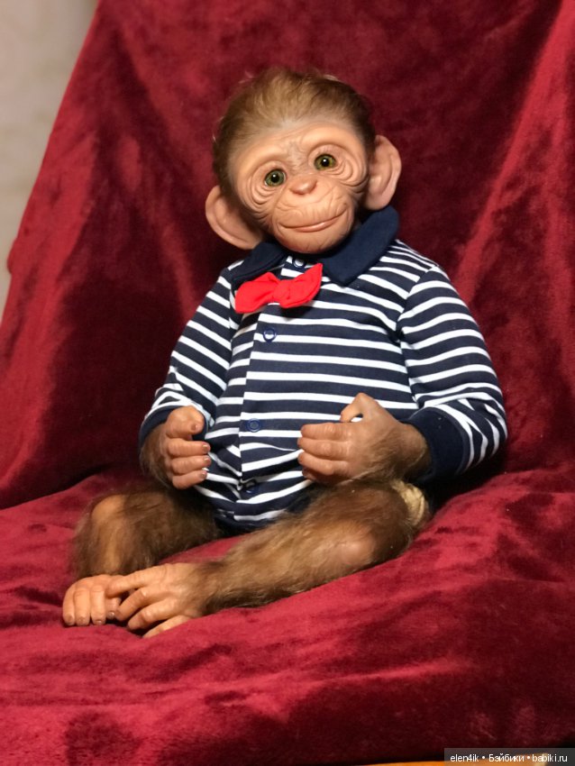 Обезьяныш Clyde от Amy Cox Ferreira (фото 10)