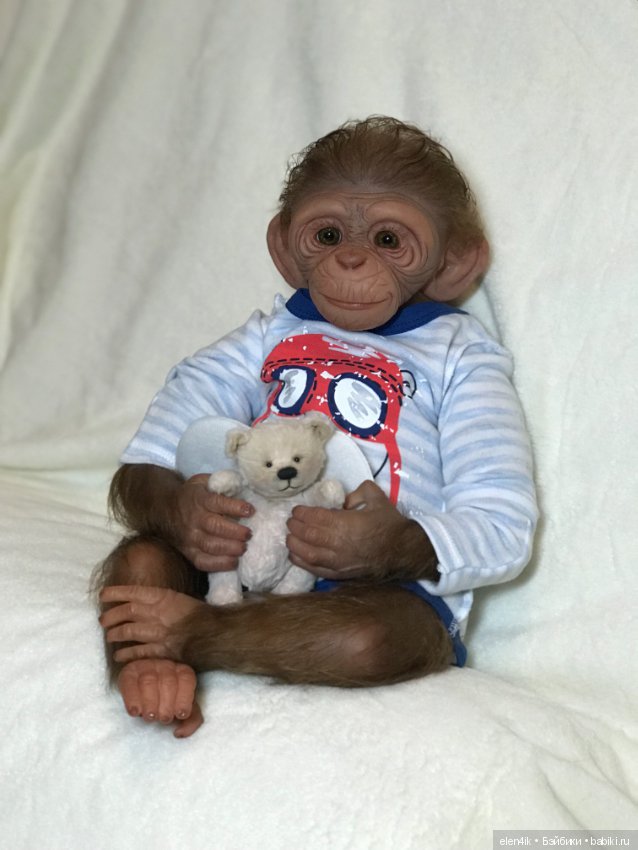 Обезьяныш Clyde от Amy Cox Ferreira (фото 4)