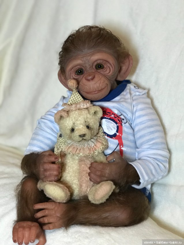 Обезьяныш Clyde от Amy Cox Ferreira (фото 5)