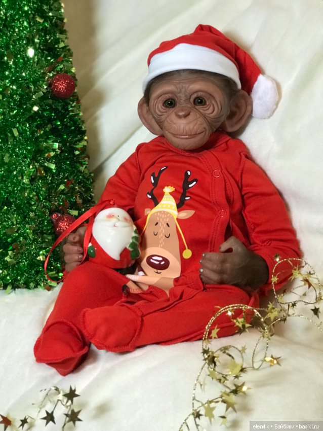 Обезьяныш Clyde от Amy Cox Ferreira