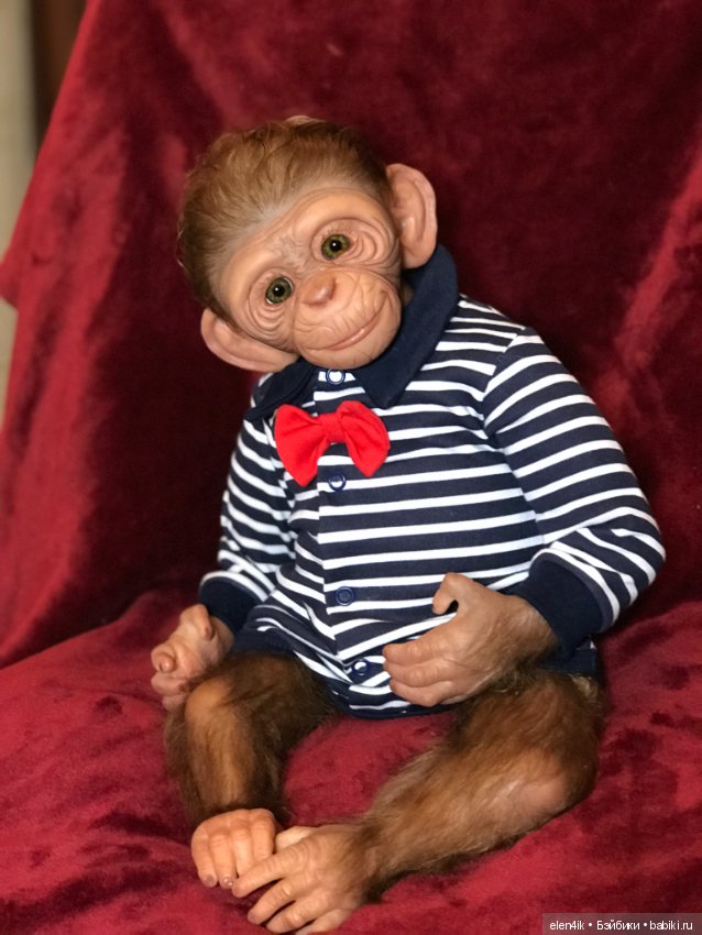 Обезьяныш Clyde от Amy Cox Ferreira (фото 9)