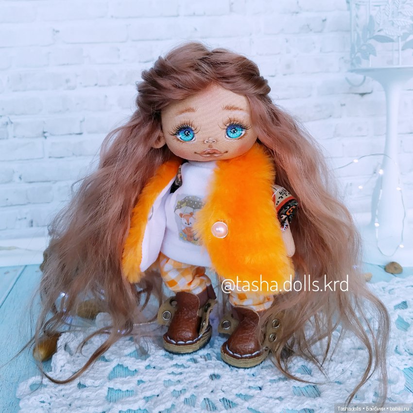 Осенняя булочка — Авторские текстильные куклы: Вальдорфские (фото 2)