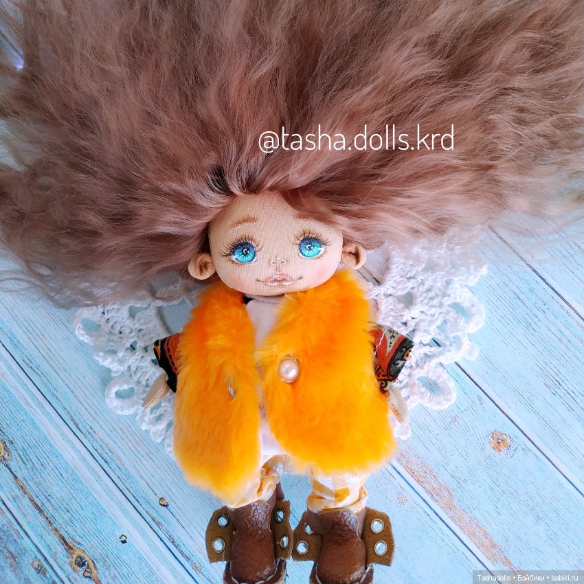 Осенняя булочка — Авторские текстильные куклы: Вальдорфские (фото 3)