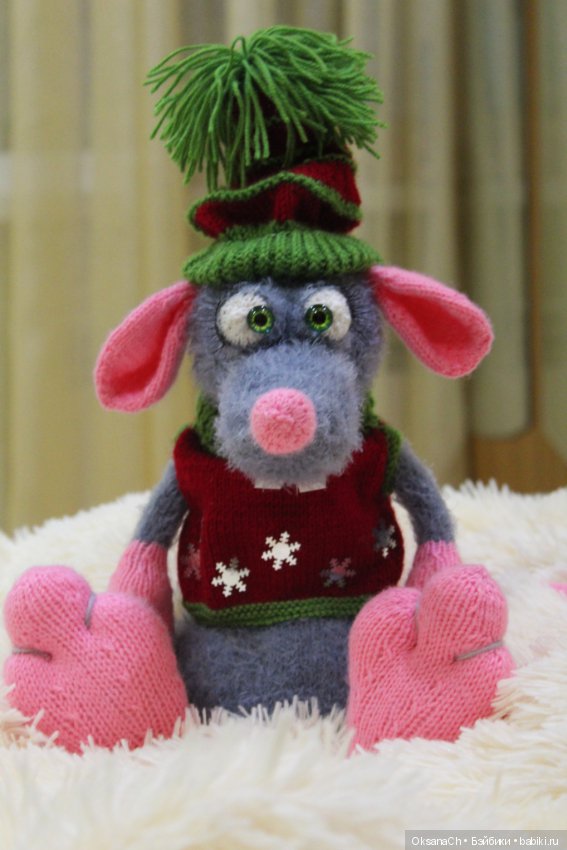 Крыс Жорж — Вязаные игрушки и амигуруми: крючком