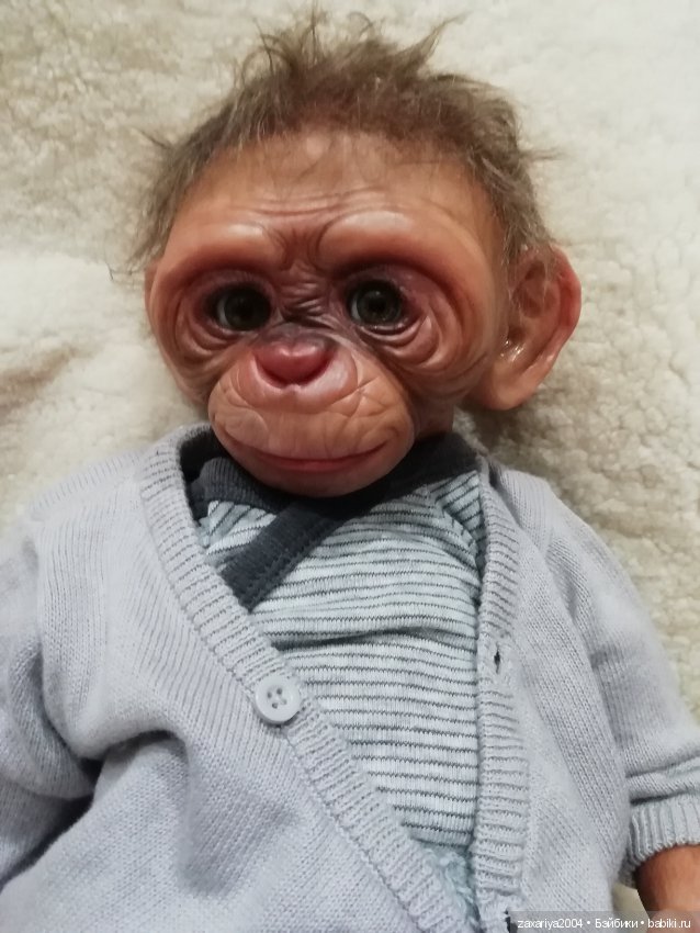 Клайд-обезьянка реборн Рязановой Елены