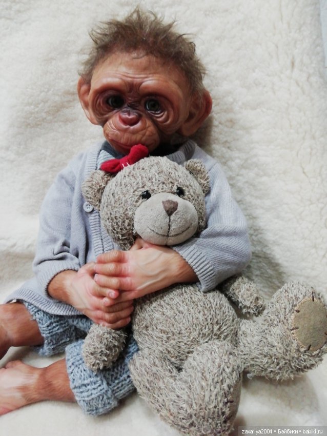 Клайд-обезьянка реборн Рязановой Елены (фото 7)