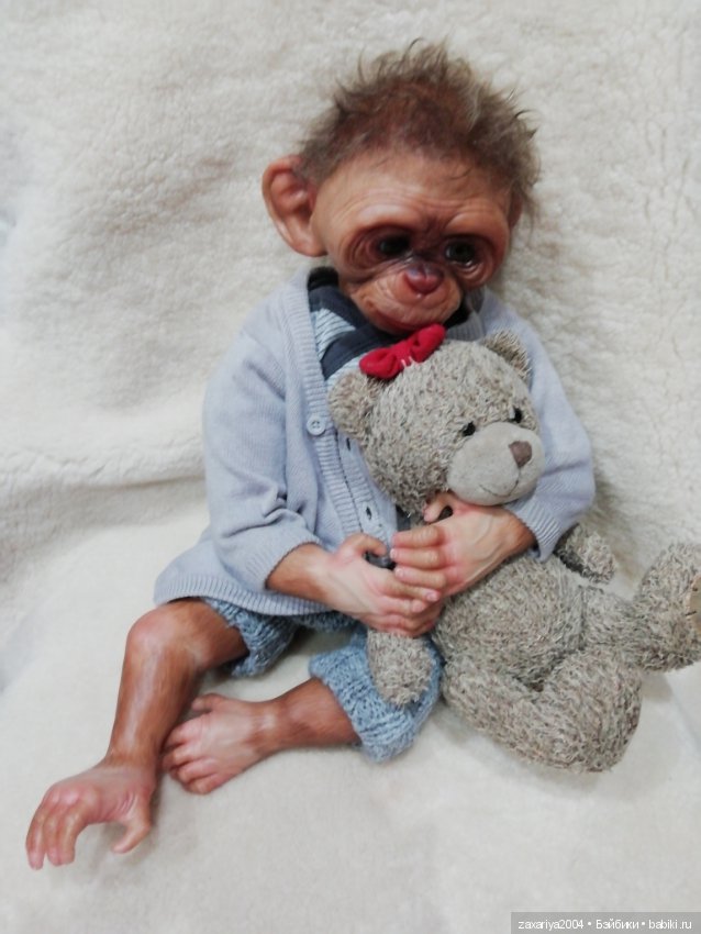 Клайд-обезьянка реборн Рязановой Елены (фото 8)