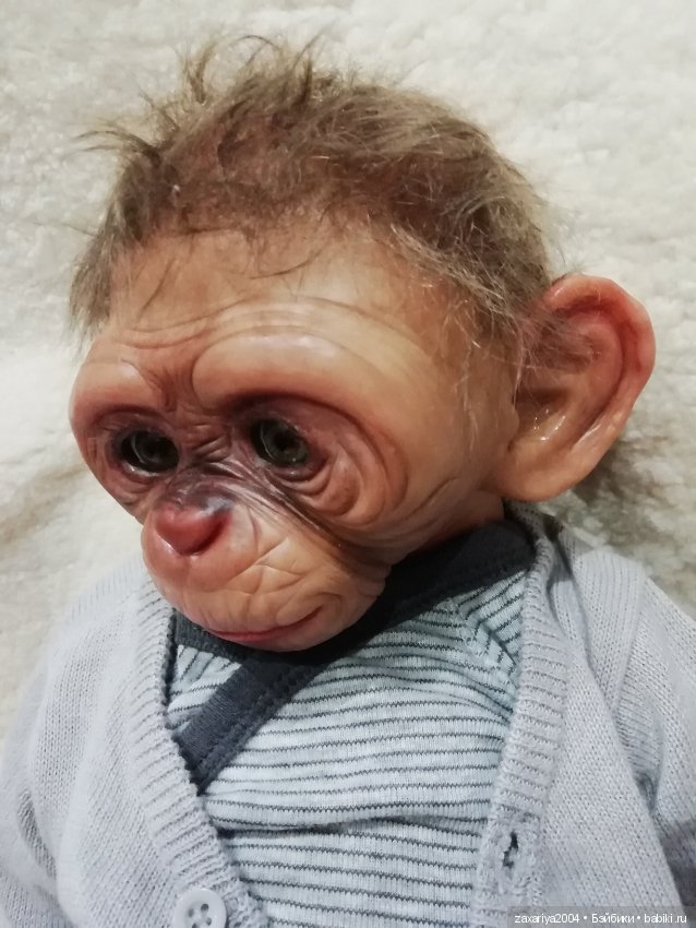 Клайд-обезьянка реборн Рязановой Елены