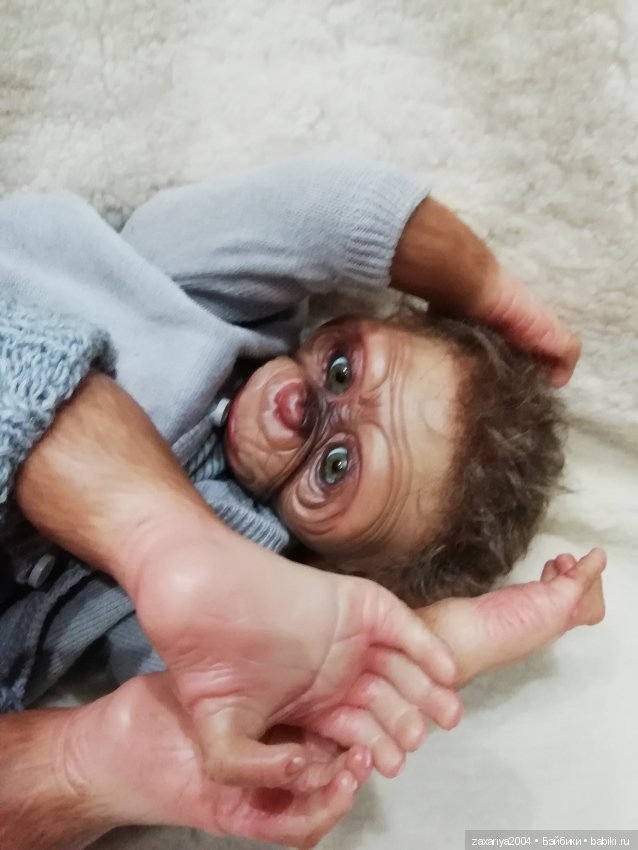 Клайд-обезьянка реборн Рязановой Елены (фото 2)