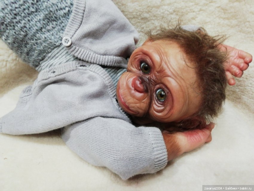 Клайд-обезьянка реборн Рязановой Елены (фото 6)