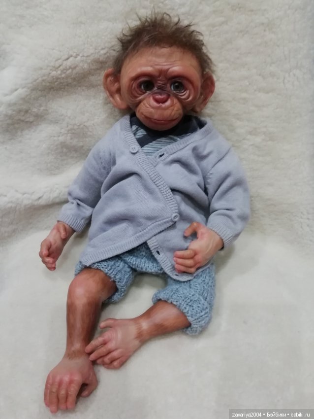 Клайд-обезьянка реборн Рязановой Елены (фото 10)