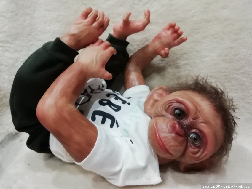 Клайд-обезьянка реборн Рязановой Елены