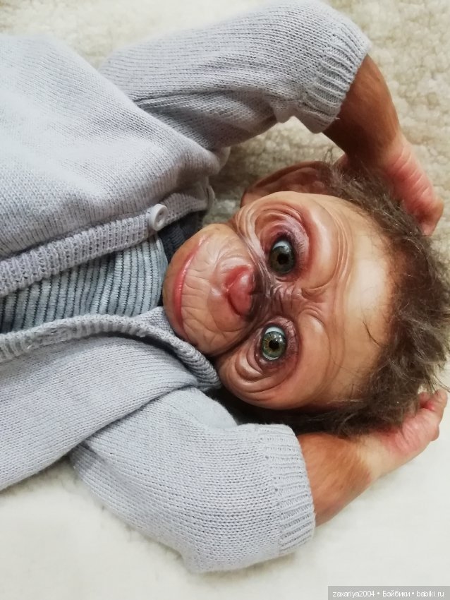 Клайд-обезьянка реборн Рязановой Елены