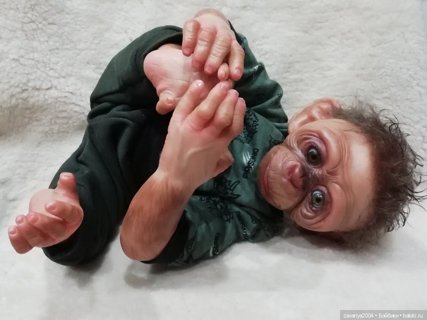 Клайд-обезьянка реборн Рязановой Елены