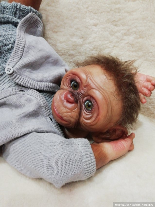 Клайд-обезьянка реборн Рязановой Елены (фото 4)