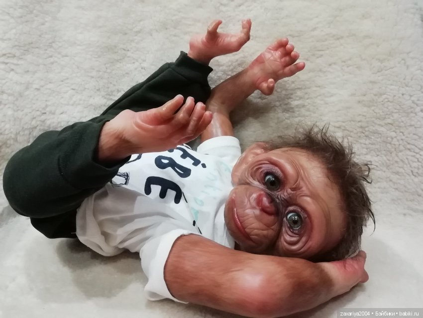 Клайд-обезьянка реборн Рязановой Елены