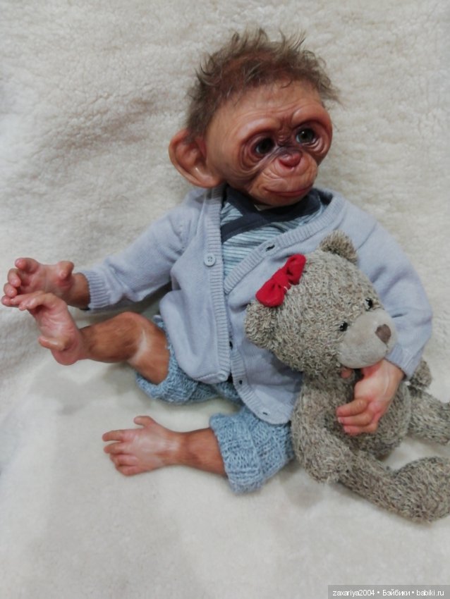 Клайд-обезьянка реборн Рязановой Елены (фото 9)