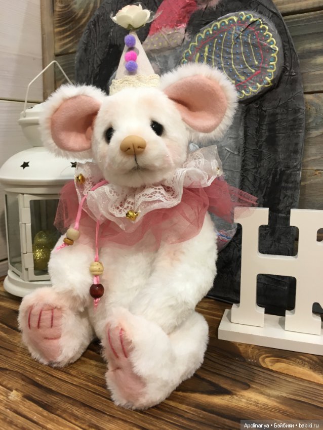 White Mouse — Авторские мишки Тедди и друзья: фото