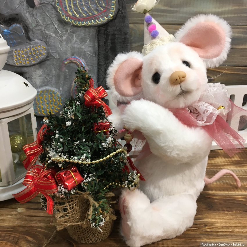 White Mouse — Авторские мишки Тедди и друзья: фото (фото 7)