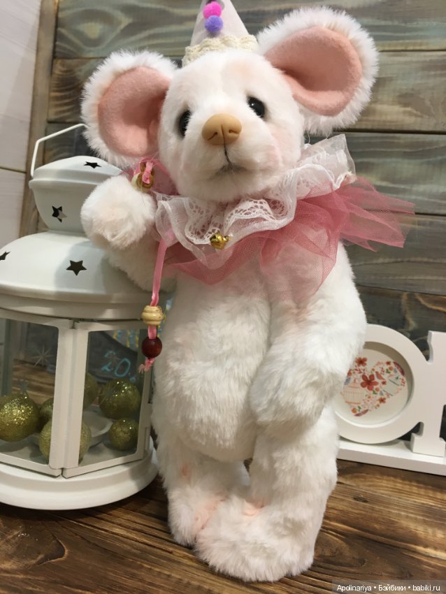 White Mouse — Авторские мишки Тедди и друзья: фото (фото 5)