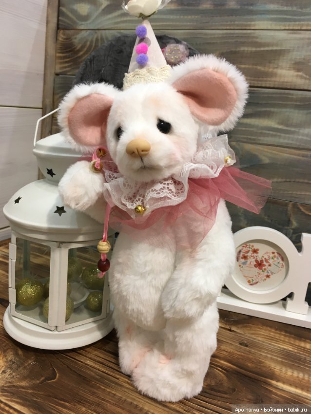 White Mouse — Авторские мишки Тедди и друзья: фото (фото 4)