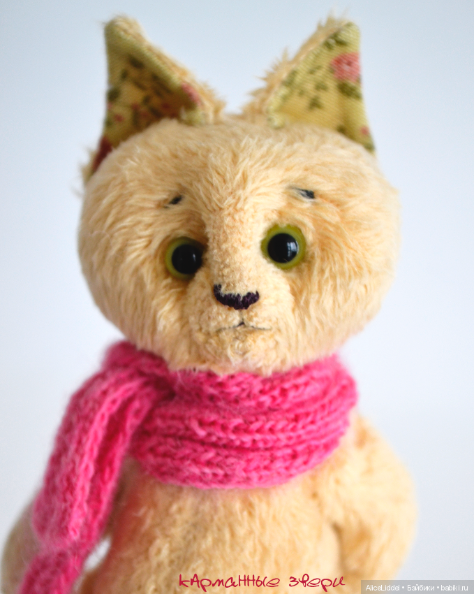 Котик Плюша — Текстильные игрушки и примитивы: кофейные (фото 6)