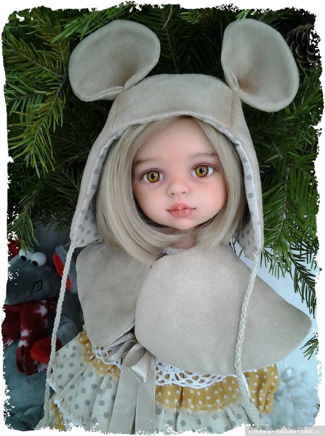 Мои новогодние девочки. ООАК кукол Паола Рейна