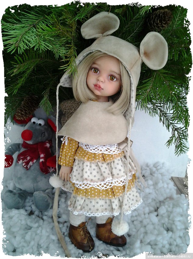 Мои новогодние девочки. ООАК кукол Паола Рейна
