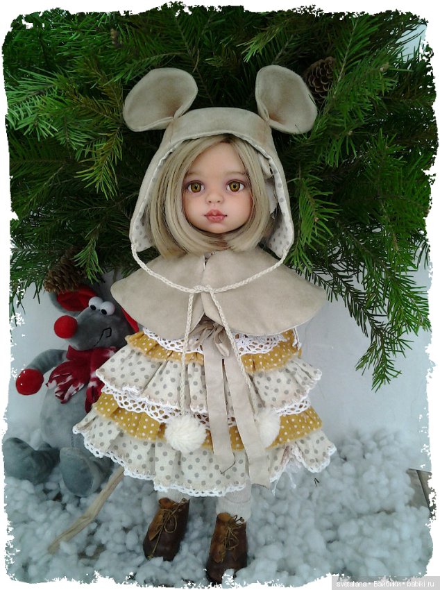 Мои новогодние девочки. ООАК кукол Паола Рейна