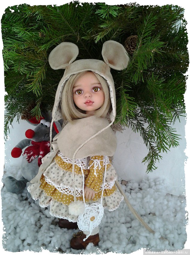 Мои новогодние девочки. ООАК кукол Паола Рейна
