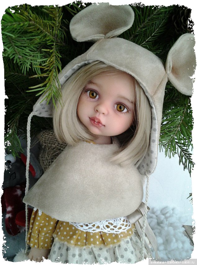 Мои новогодние девочки. ООАК кукол Паола Рейна
