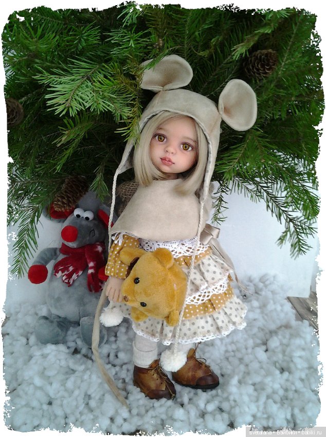 Мои новогодние девочки. ООАК кукол Паола Рейна