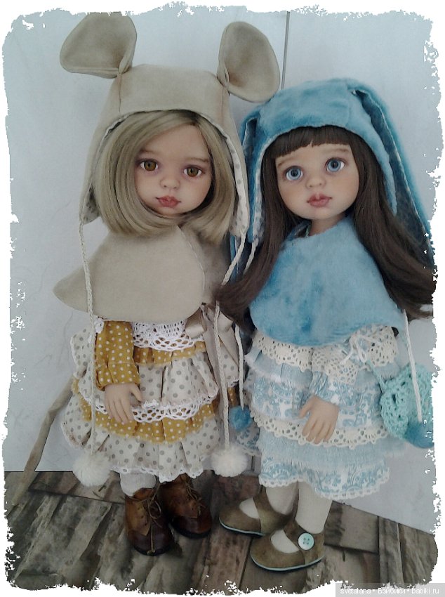 Мои новогодние девочки. ООАК кукол Паола Рейна