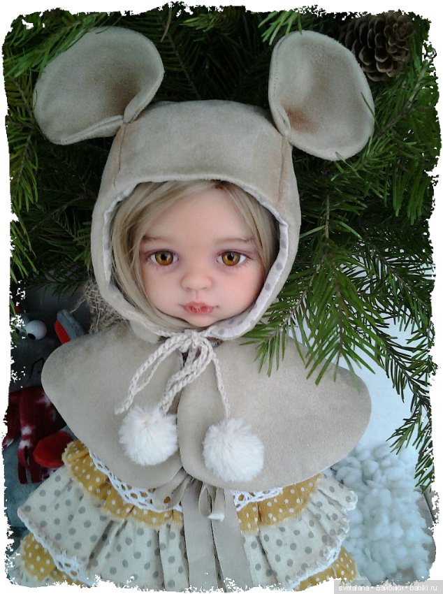 Мои новогодние девочки. ООАК кукол Паола Рейна