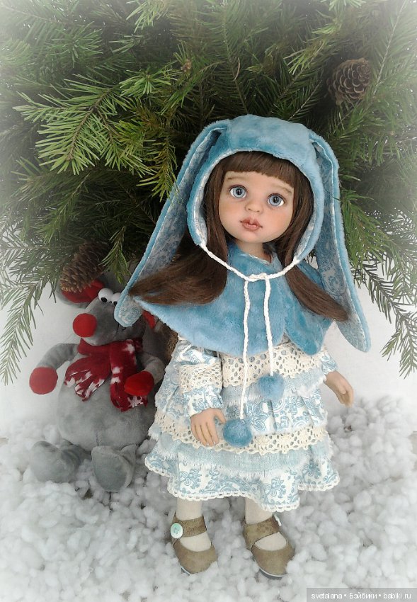 Мои новогодние девочки. ООАК кукол Паола Рейна (фото 7)
