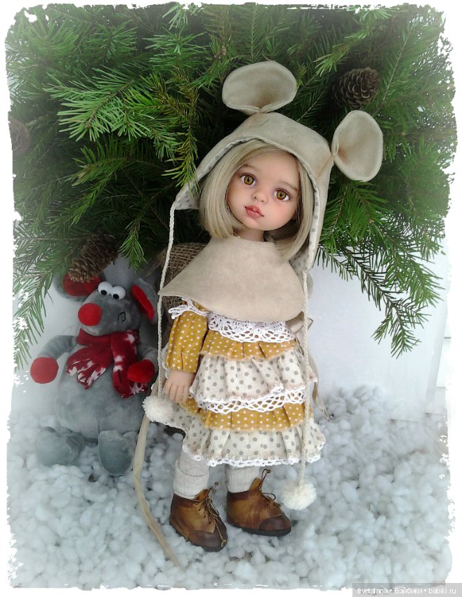 Мои новогодние девочки. ООАК кукол Паола Рейна