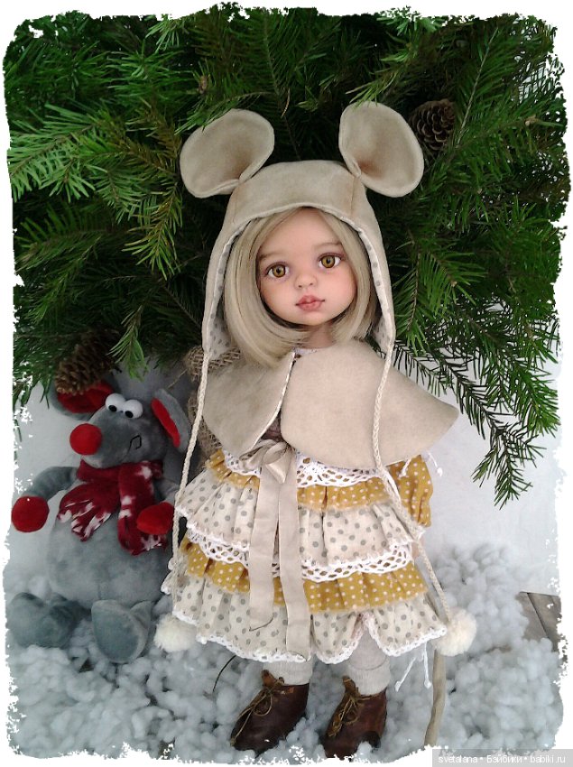 Мои новогодние девочки. ООАК кукол Паола Рейна