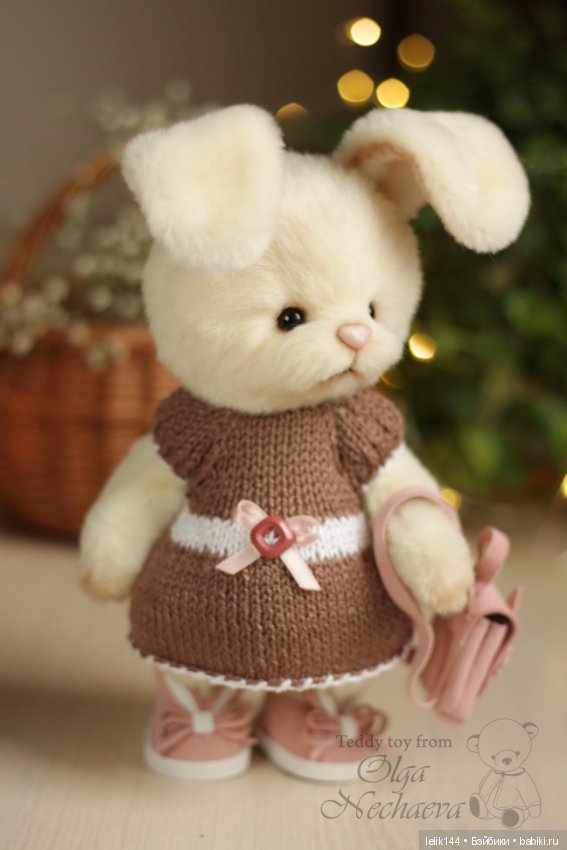 Зайка Сильвия — Авторские мишки Тедди и друзья: фото (фото 3)