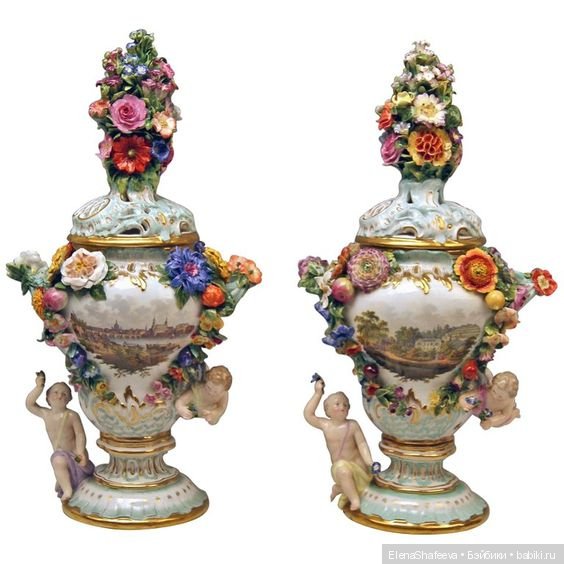 И конечно вазы! Какой же дом без них!? Антикварные шедевры (фото 8)