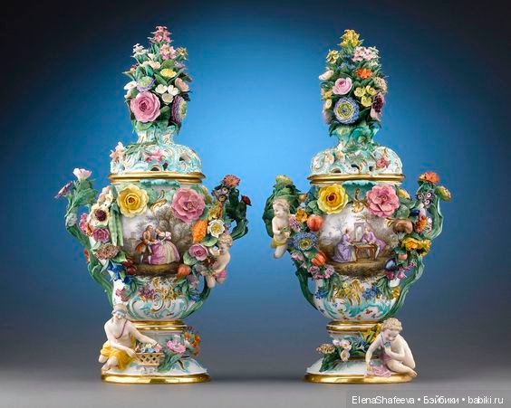 И конечно вазы! Какой же дом без них!? Антикварные шедевры (фото 4)