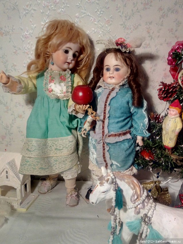 Новогодние хлопоты — Редкие антикварные куклы и реплики: воск (фото 6)