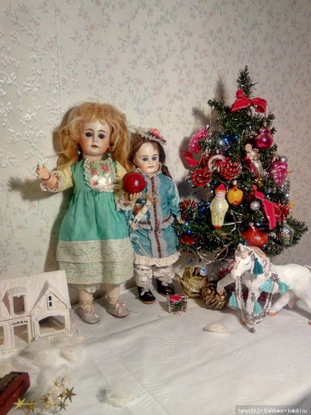 Новогодние хлопоты — Редкие антикварные куклы и реплики: воск (фото 4)