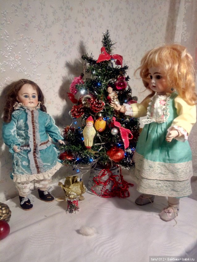 Новогодние хлопоты — Редкие антикварные куклы и реплики: воск (фото 3)