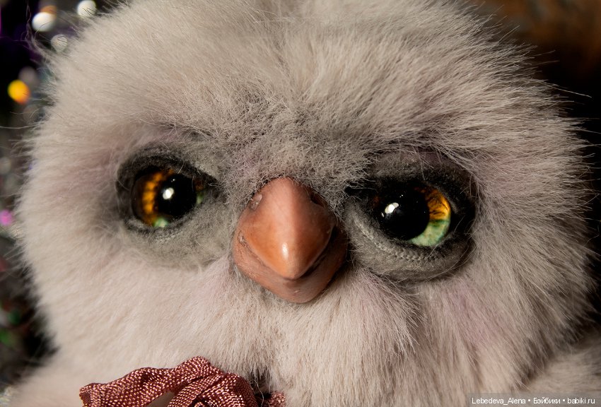 Новогоднее совиное — Домашние фото авторских игрушек: Тедди (фото 4)