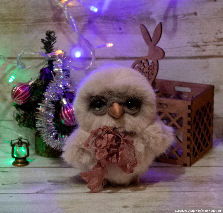 Новогоднее совиное — Домашние фото авторских игрушек: Тедди (фото 3)