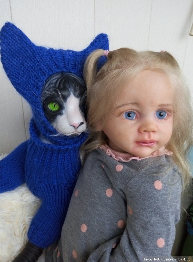 Кошка-Васенька реборн — Куклы Реборн (Reborn): работы мастеров