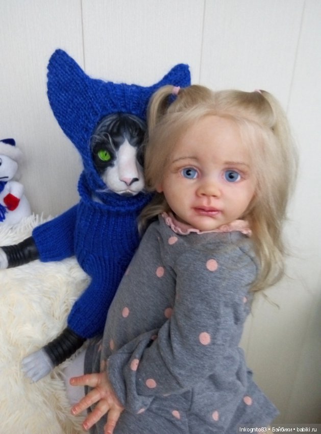 Кошка-Васенька реборн — Куклы Реборн (Reborn): работы мастеров