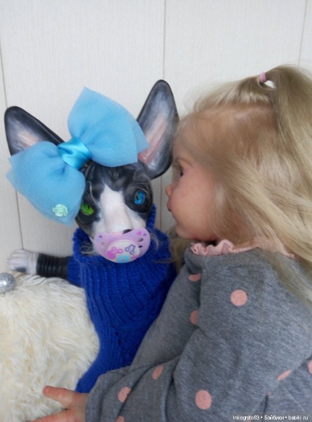 Кошка-Васенька реборн — Куклы Реборн (Reborn): работы мастеров