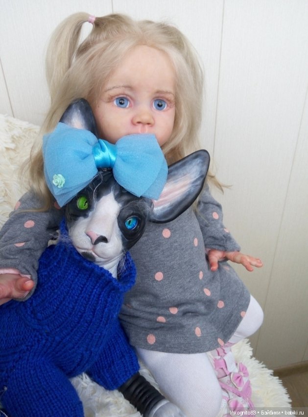 Кошка-Васенька реборн — Куклы Реборн (Reborn): работы мастеров (фото 3)