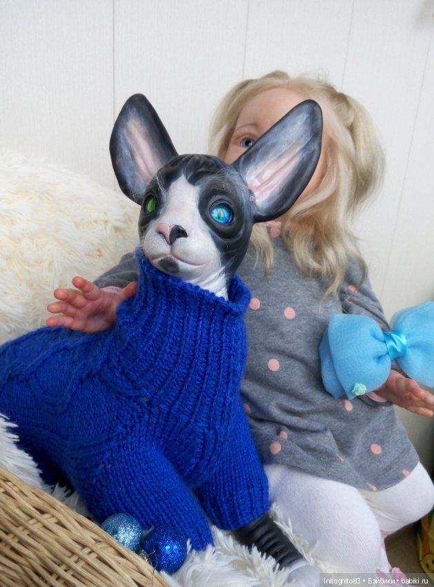 Кошка-Васенька реборн — Куклы Реборн (Reborn): работы мастеров